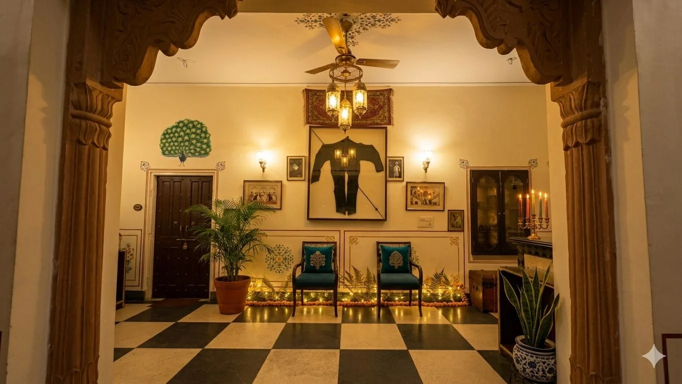 Sheeshmahal Lounge with Mirror Work