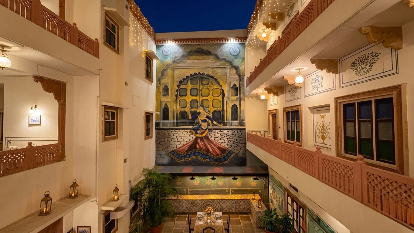 Sheeshmahal Lounge Seating Arrangements